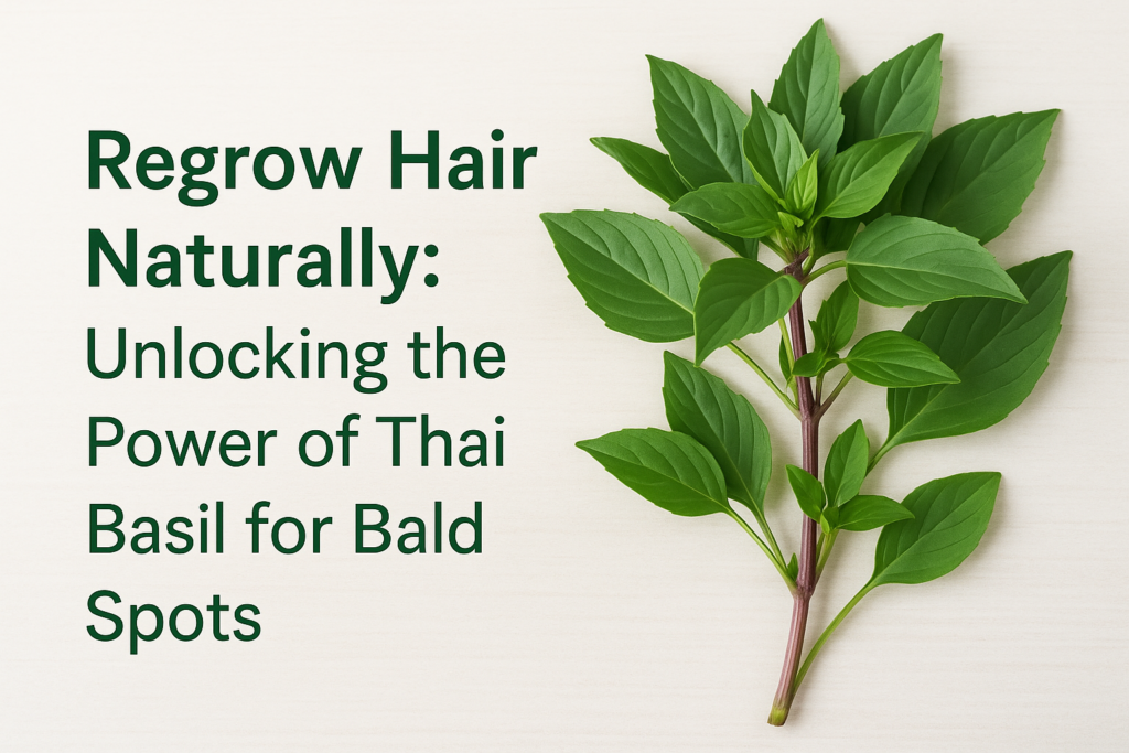 Regrow Hair Naturally: Unlocking the Power of Thai Basil for Bald Spots